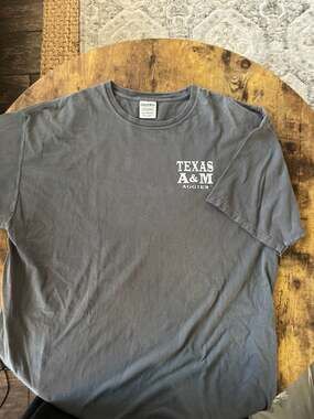 Texas A&M Aggies ComfortWash 2XL Gray Graphic T-Shirt